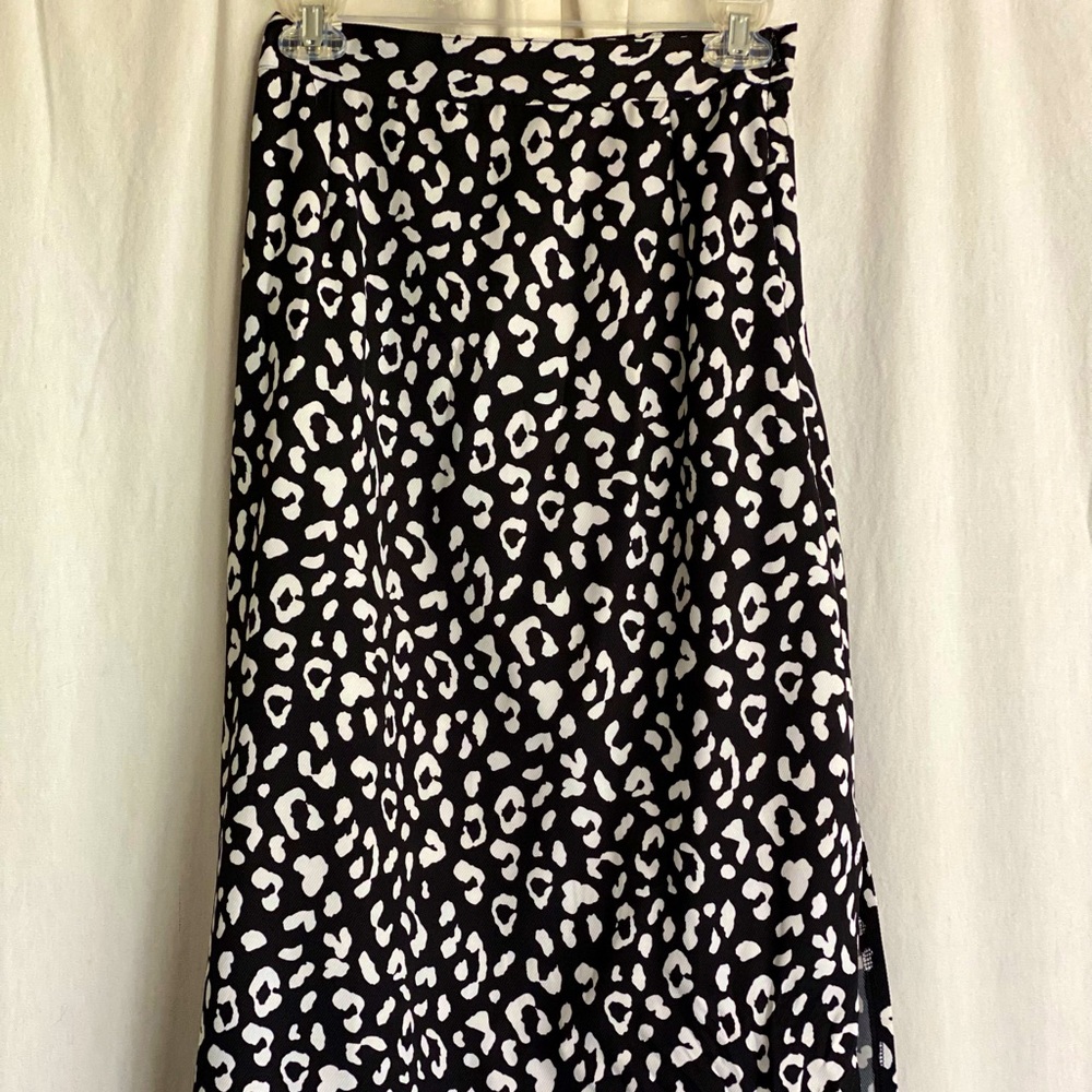 SHEIN Shin Length Slit Skirt